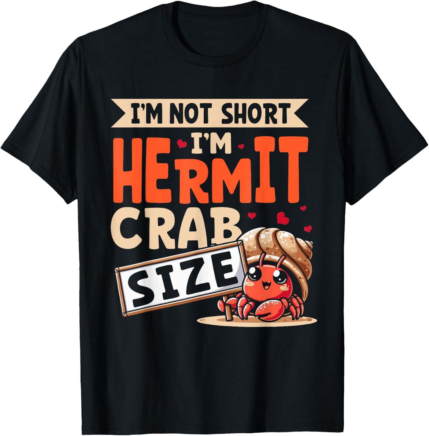 Hermit Crab T-Shirt - T-Shirt | Black