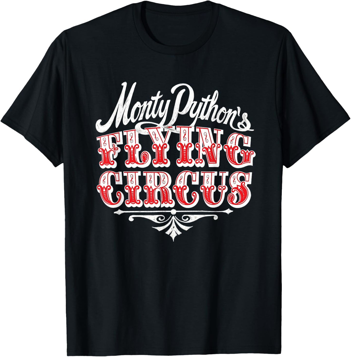 Monty Python Flying Circus Red T-Shirt - T-Shirt | Black