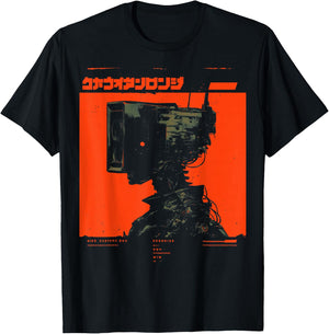 Futuristic Techwear Japanese Cyberpunk Harajuku Horror Punk , black T-Shirt - T-Shirt | Black