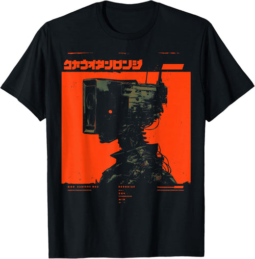Futuristic Techwear Japanese Cyberpunk Harajuku Horror Punk , black