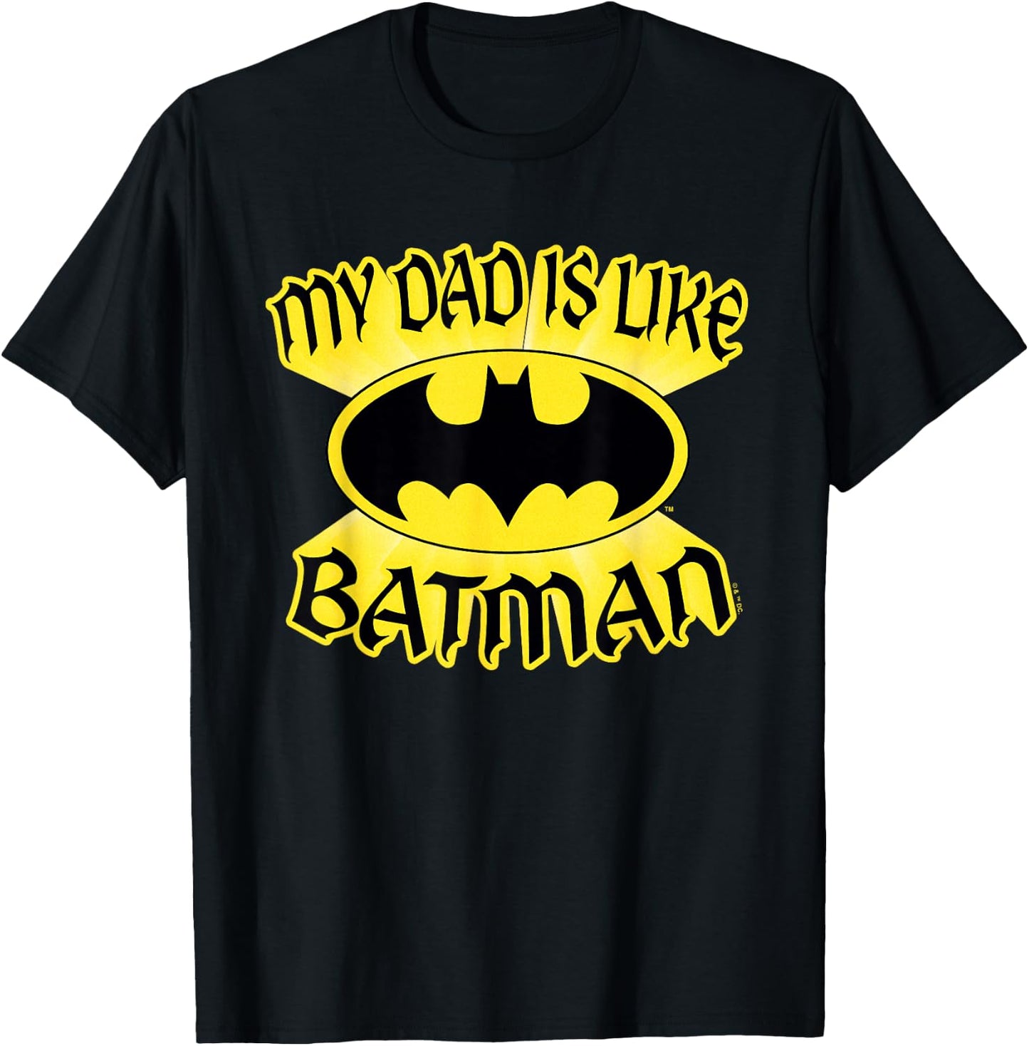 Batman Father's Day My Dad is Batman T-Shirt - T-Shirt | Black