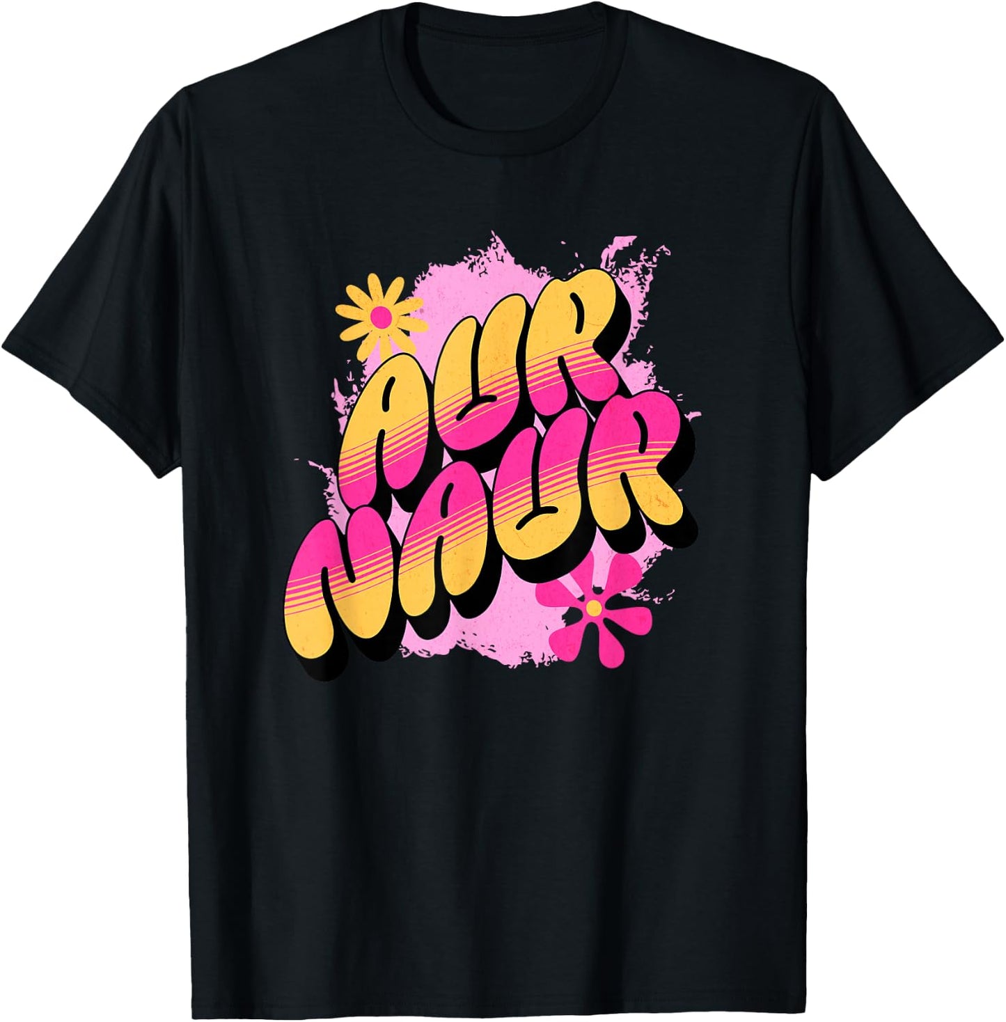 Viral Meme Official Men's Aur Naur Australian Accent Meme Cute Retro Aussie Oh No Black Short Sleeve Mock Collar Classic Fit T-Shirt - T-Shirt | Black