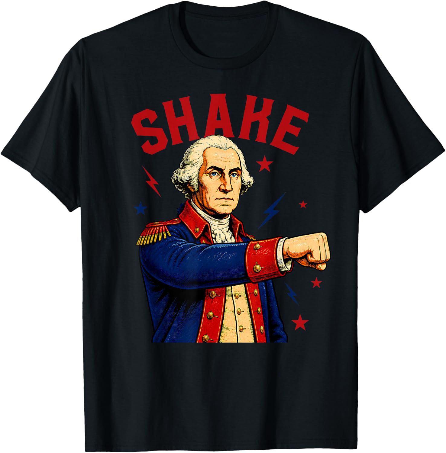 Funny Shake and Bake 4th of July Couple Matching T-Shirt - T-Shirt | Black
