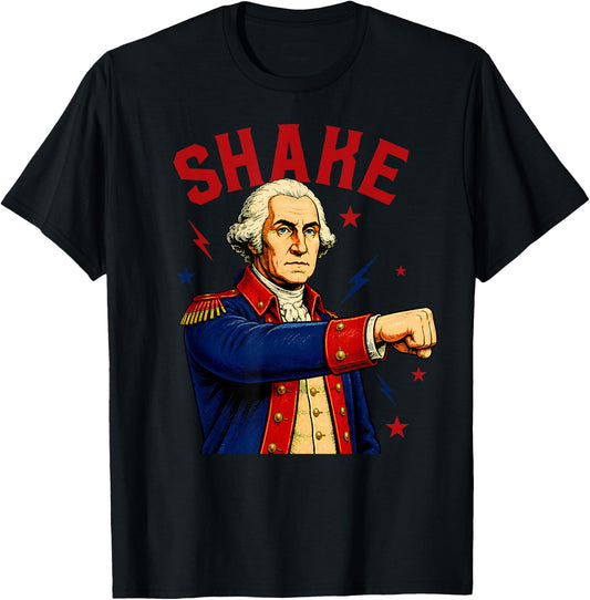 Funny Shake and Bake 4th of July Couple Matching T-Shirt - T-Shirt | Black
