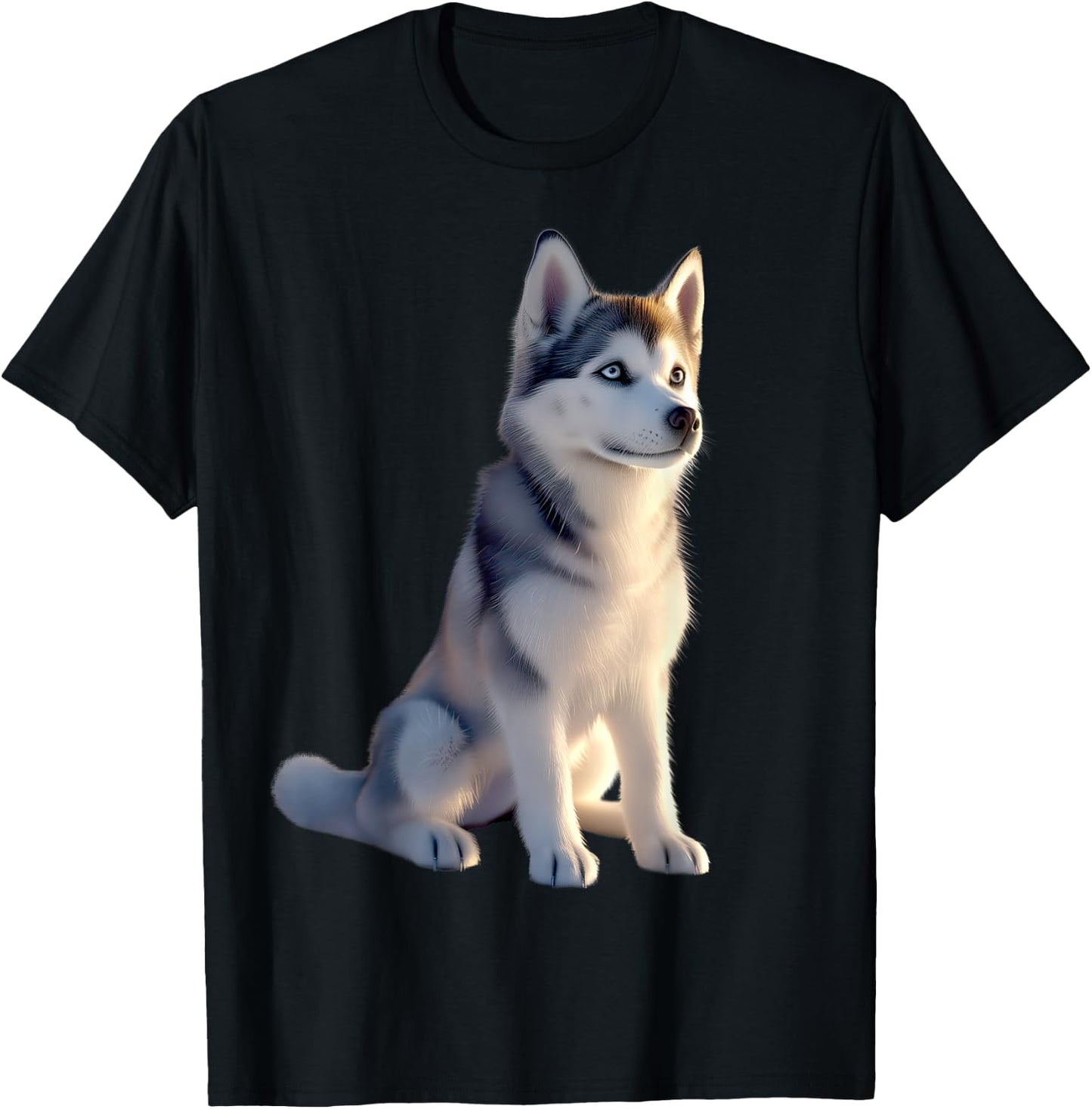 Husky Dog Lover Dog I Love Siberian Huskys , black T-Shirt - T-Shirt | Black
