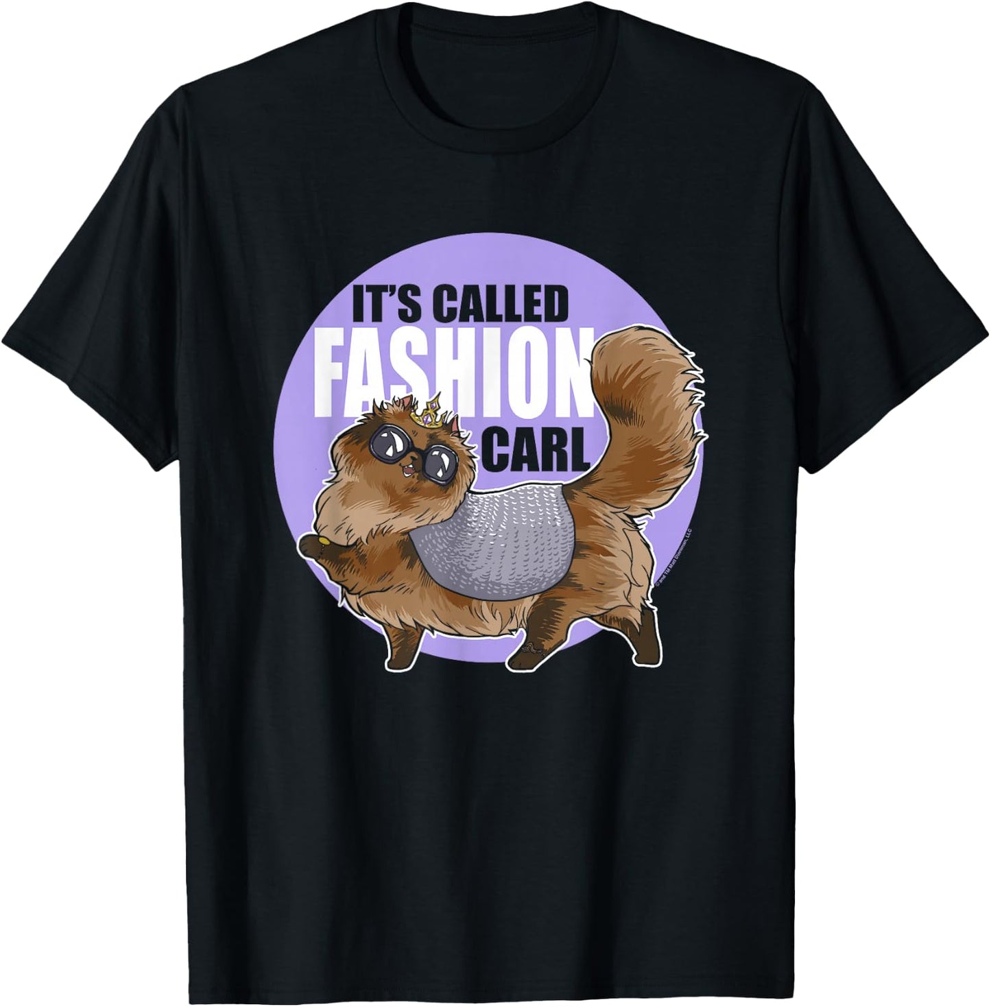 DCC It's Called Fashion Carl Princess Donut Book Series T-Shirt - T-Shirt | Black
