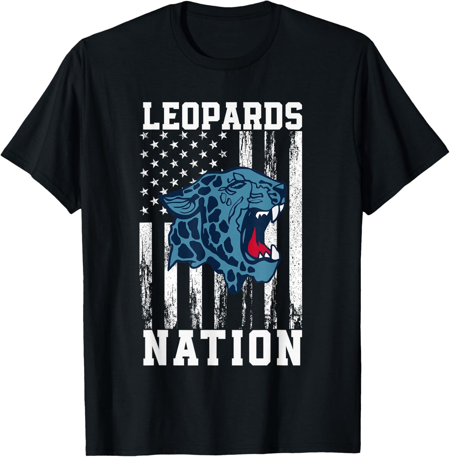 Louisville Leopards Logo Nation HS T-Shirt - T-Shirt | Black