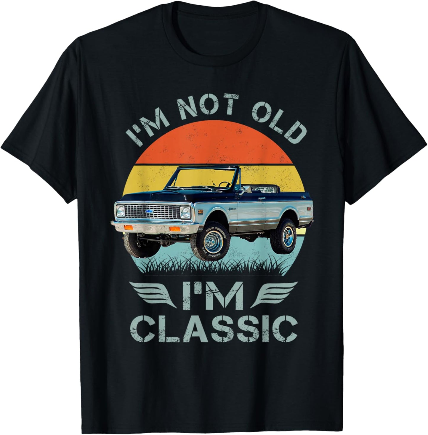 1972 Chevys K5 Blazer T-Shirt - T-Shirt | Black