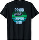 Zebra Isopod Roly Poly Proud Isopod Mom Funny Pill Beetle Lover T-Shirt - T-Shirt | Black