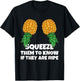 Swinging Squeeze Ripe Pineapples Upside Down Swinger Women T-Shirt - T-Shirt | Black