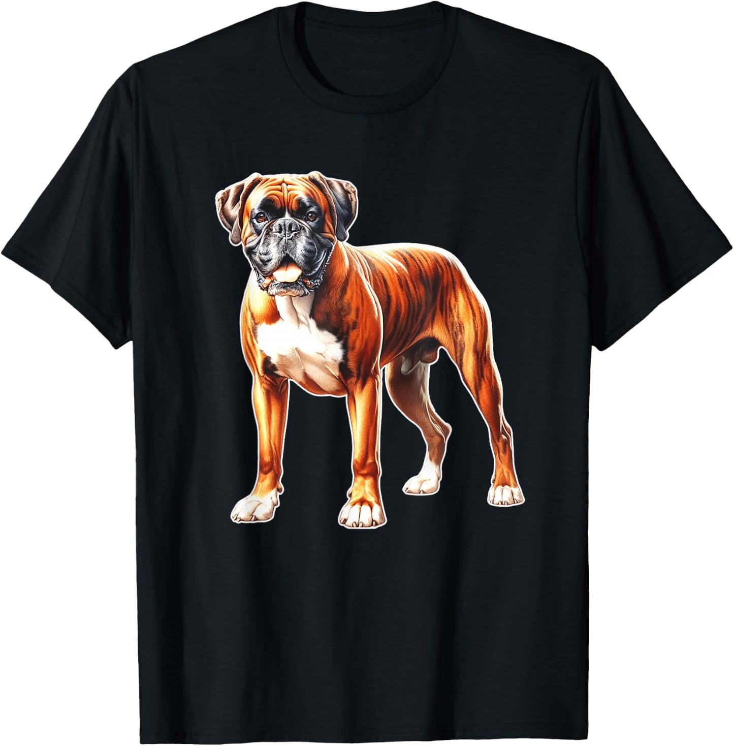 Boxer Bullmastiff Dog T-Shirt - T-Shirt | Black