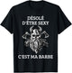 Men's Sorry To Be Sexy Beard Gift Vikings , Black T-Shirt - T-Shirt | Black