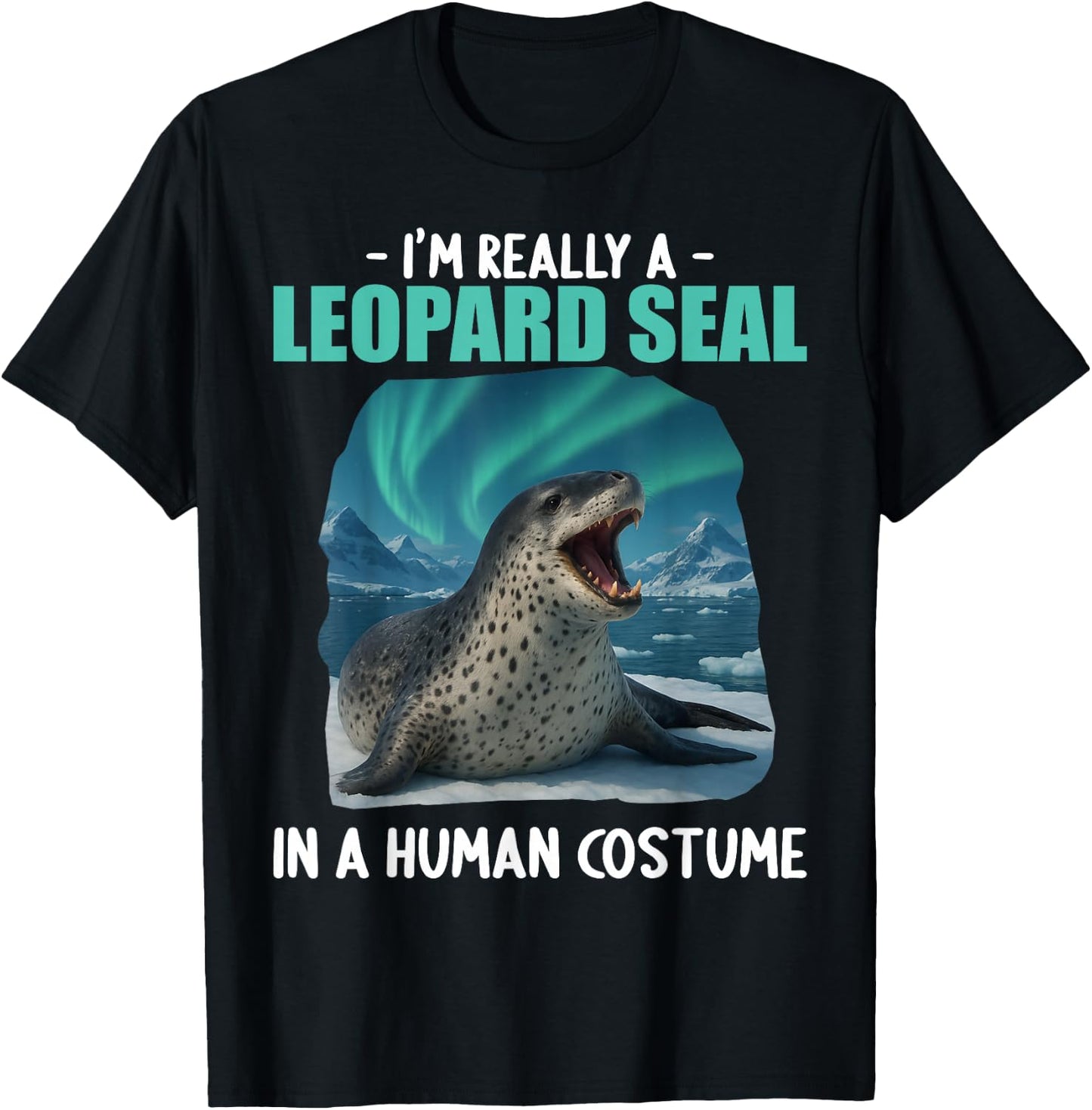 Leopard Seals Leopard Seal T-Shirt - T-Shirt | Black