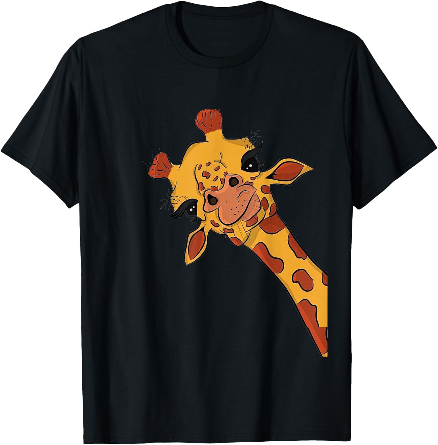 Giraffe Shirt , Giraffe for Boys, Giraffe for T-Shirt - T-Shirt | Black