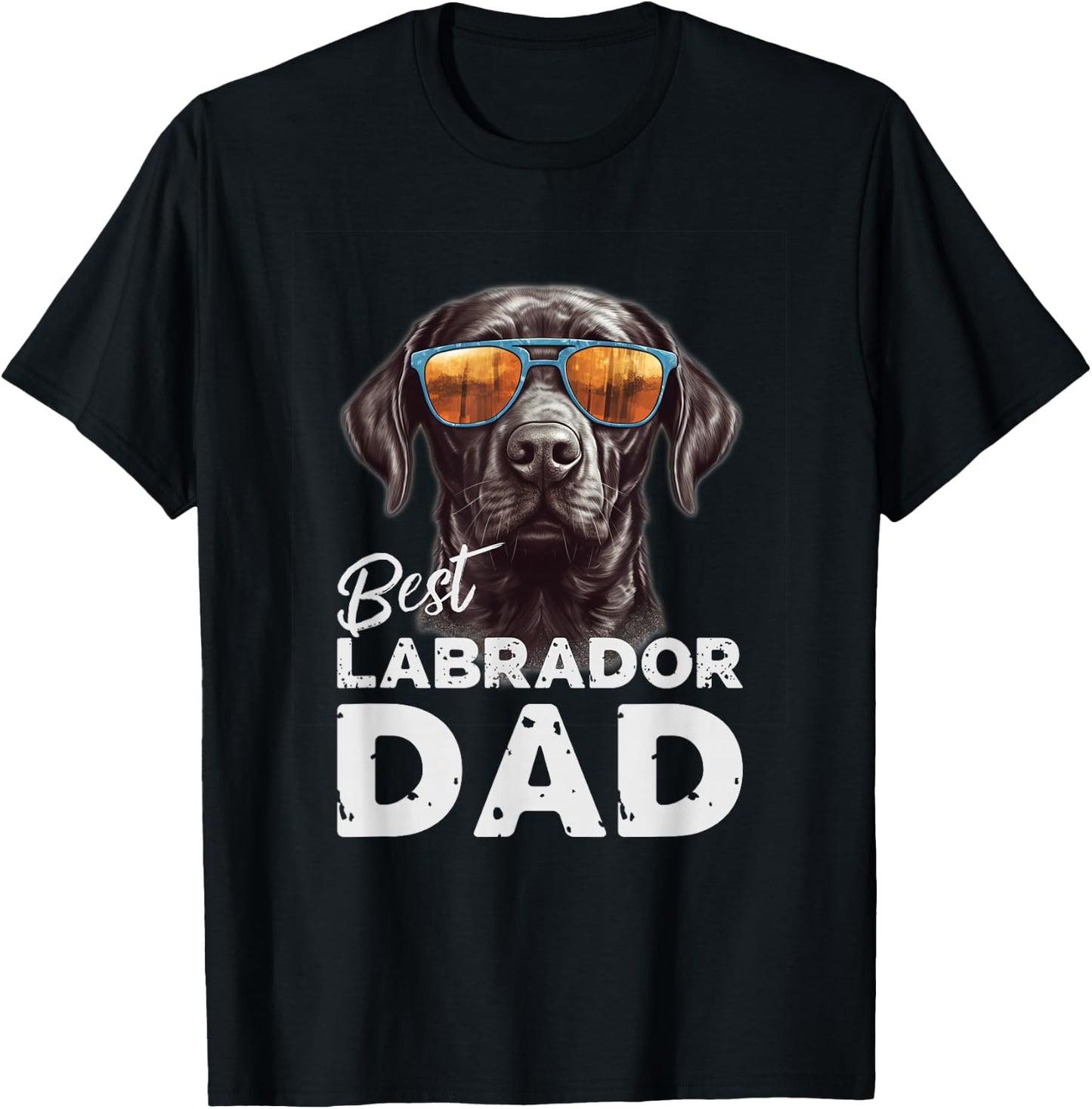 Herren bester Labrador Hundepapa Geschenke für Hundehalter T-Shirt - T-Shirt | Black