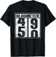 50th Birthday Funny Gift Men Women Oldometer 49-50 Shirt T-Shirt - T-Shirt | Black