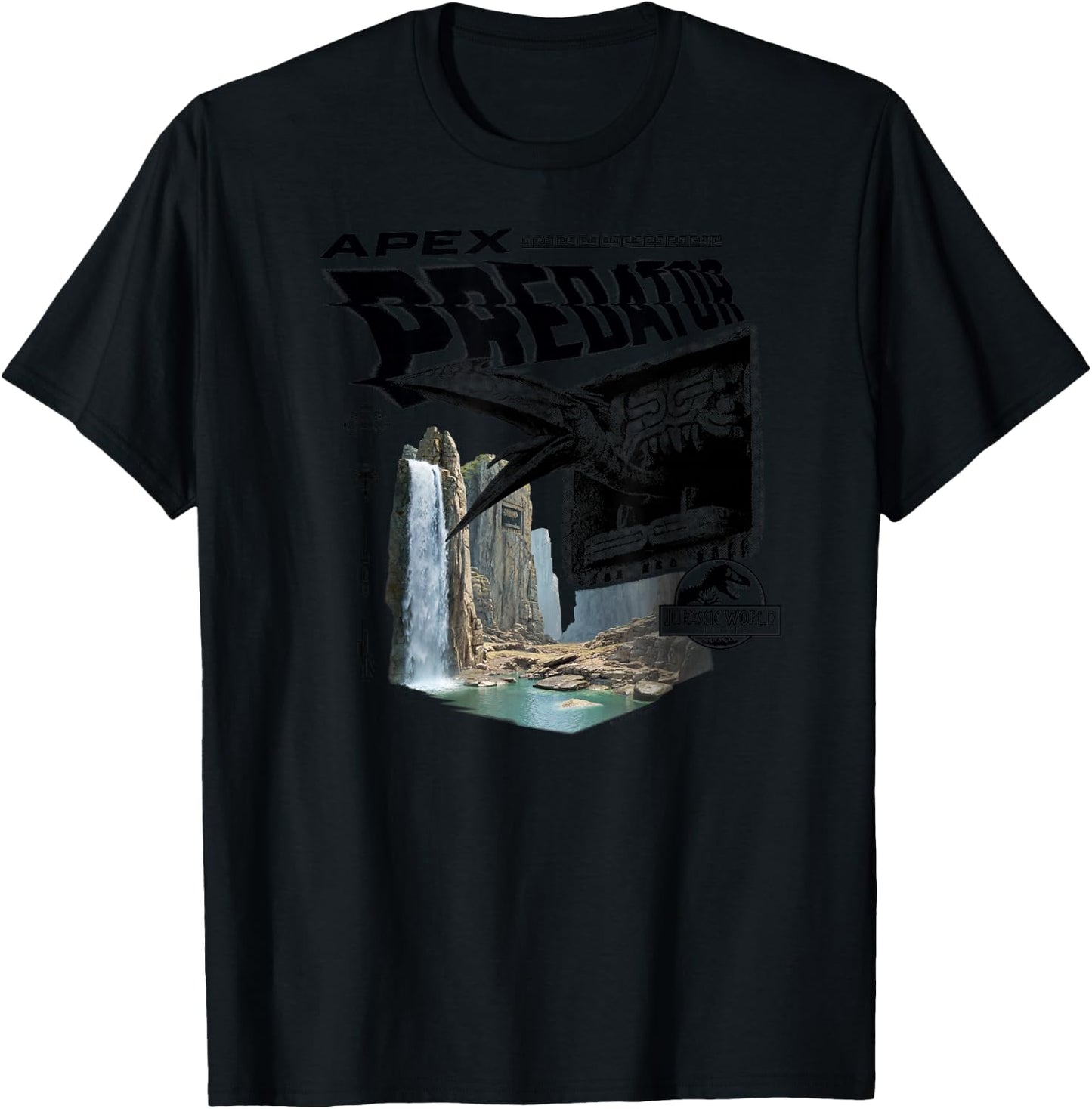 Jurassic World Rebirth Apex Predator Quetzalcoatlus T-Shirt - T-Shirt | Black