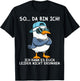 Funny Sprüch Lustige Männer Damen Möwe So Da Bin Ich T-Shirt - T-Shirt | Black