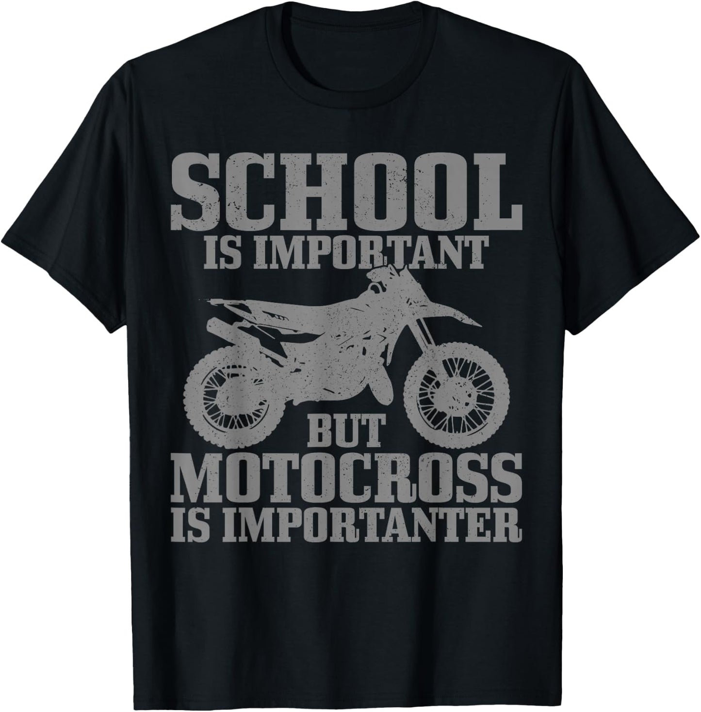 Motocross MX Enduro Freestyle Motorcycle Gift T-Shirt - T-Shirt | Black