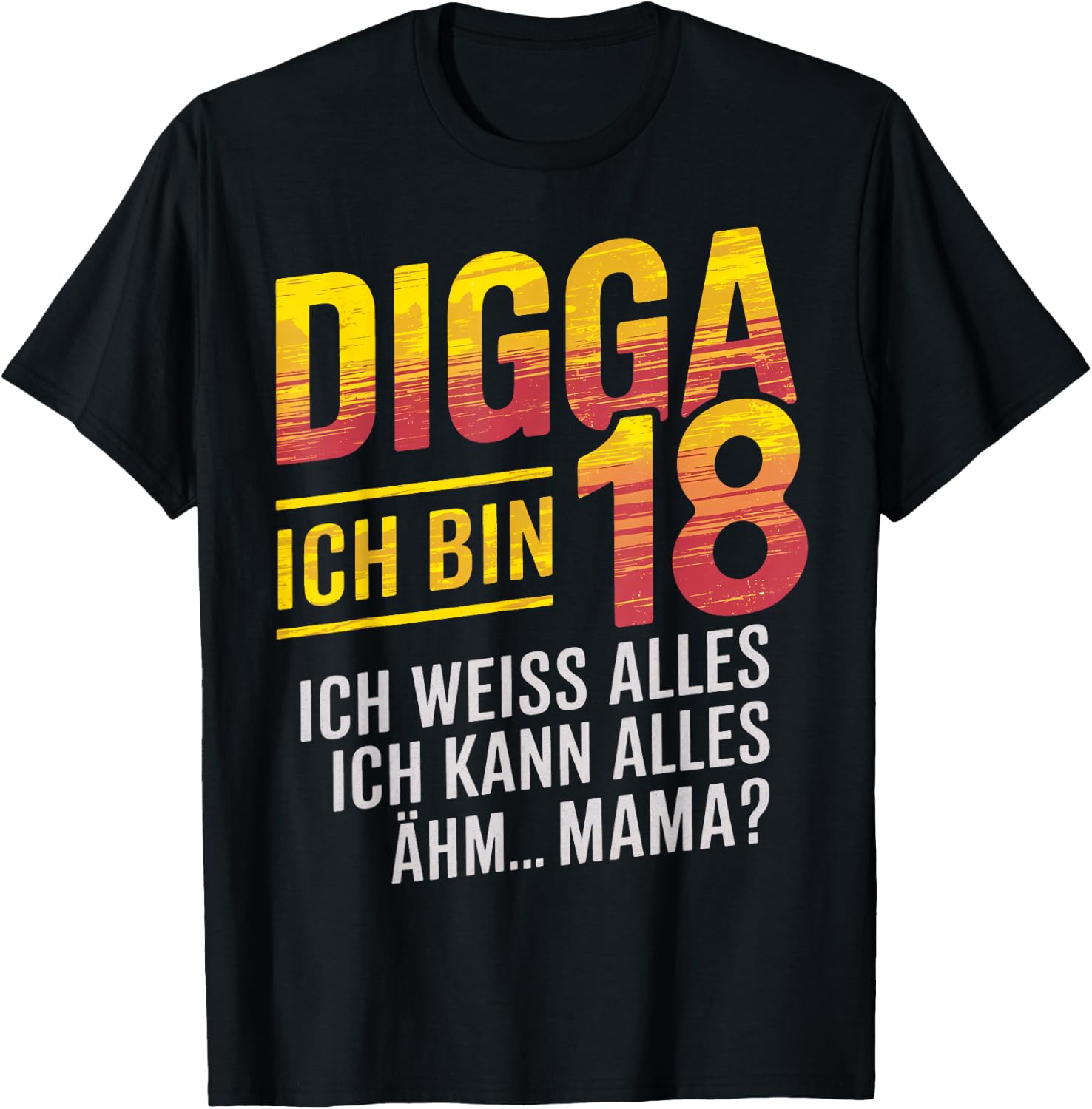 18th Birthday Boy Girl 18 Years 2006 Funny Gift , black T-Shirt - T-Shirt | Black