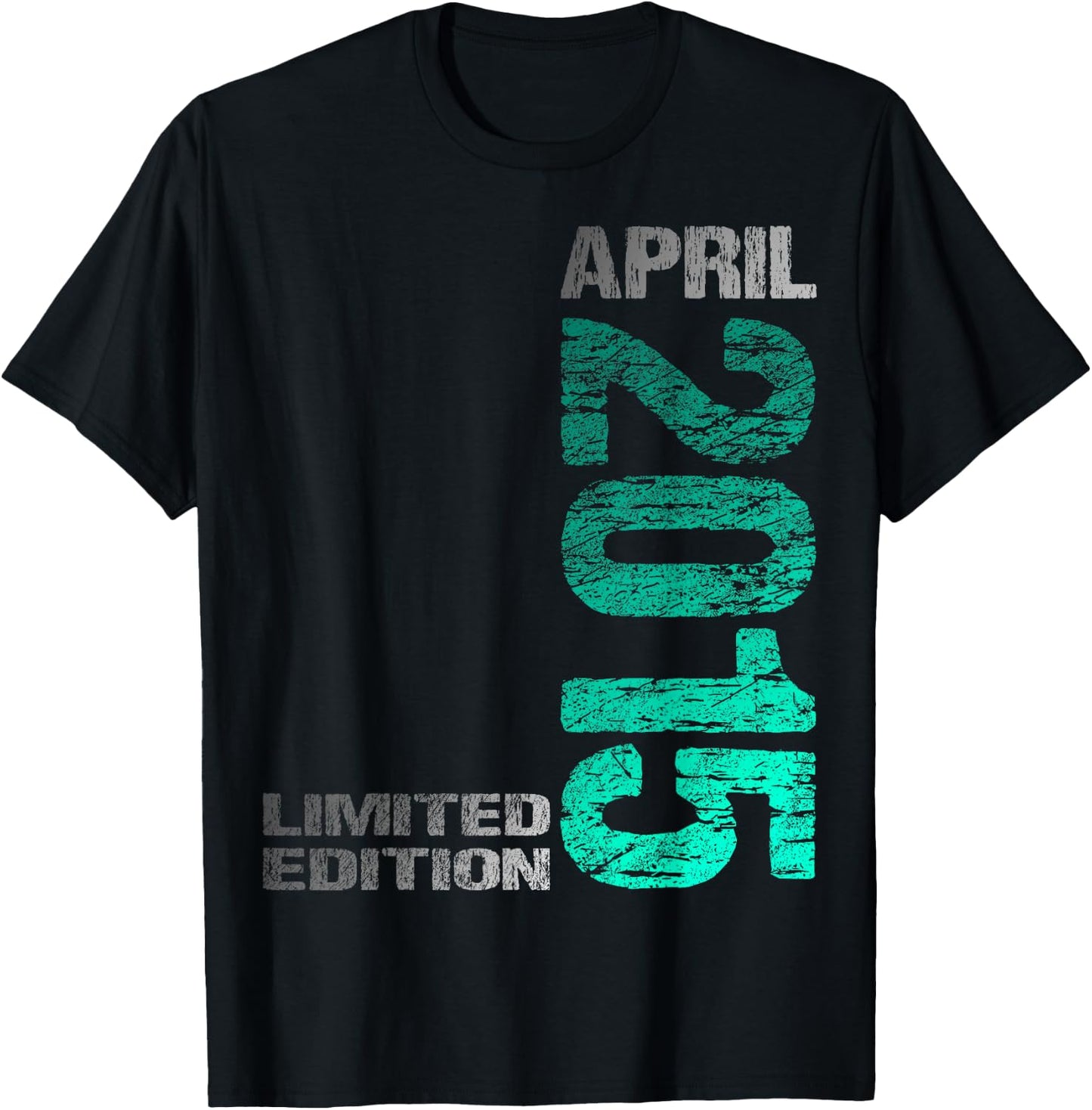 April 2015 Junge Mädchen 11. Geburtstag Limited Edition 11 T-Shirt - T-Shirt | Black