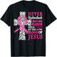 Breast Cancer Warrior Never Underestimate The Blood Of Jesus T-Shirt - T-Shirt | Black