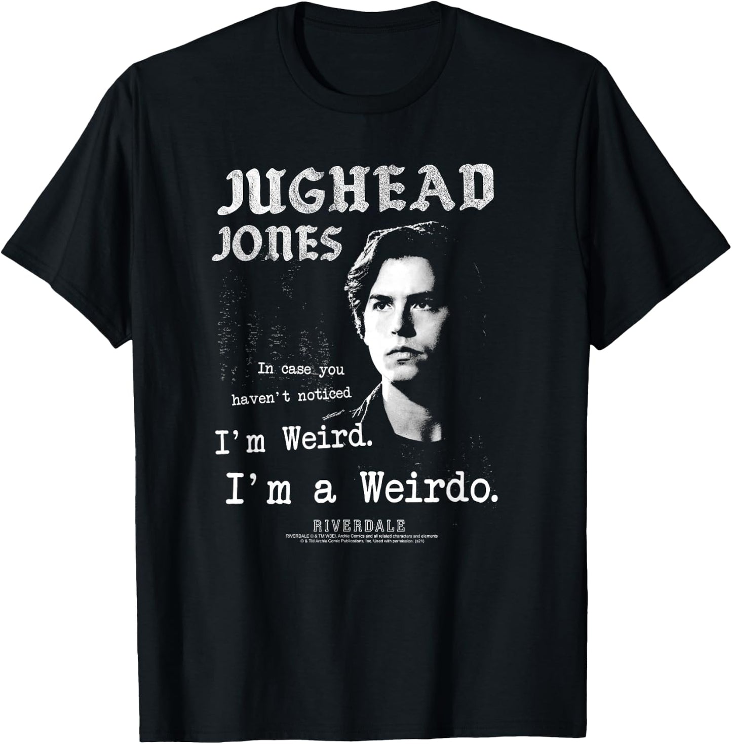 Riverdale Weirdo Jughead Portrait T-Shirt - T-Shirt | Black