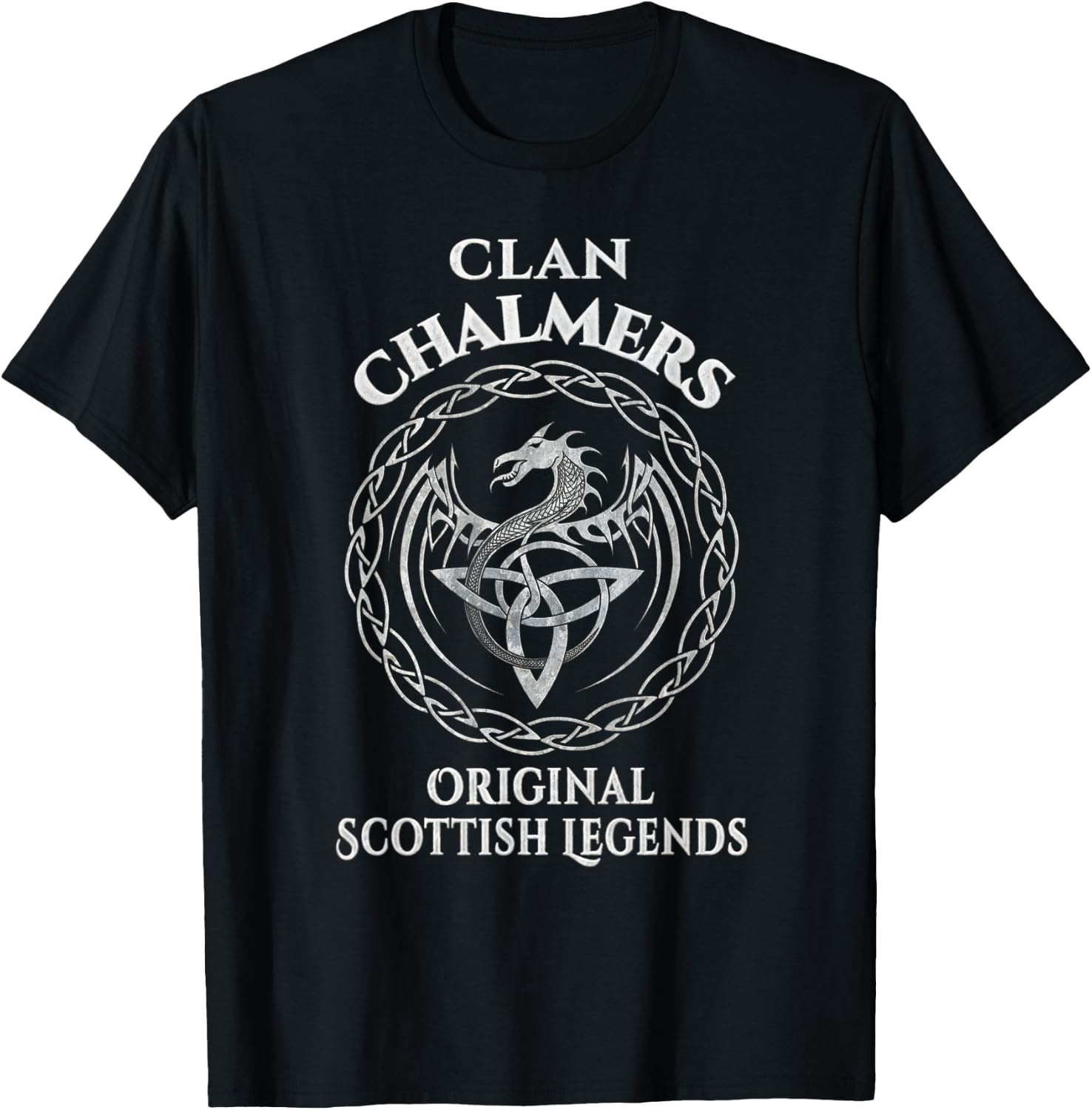 Chalmers Original Scottish Legends - Chalmers Family T-Shirt - T-Shirt | Black