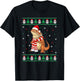 Bearded Dragon Animal Matching Family Ugly Christmas Sweater T-Shirt - T-Shirt | Black