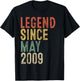Legend 2009 16th Birthday Gifts Women 16 Year Old T-Shirt - T-Shirt | Black