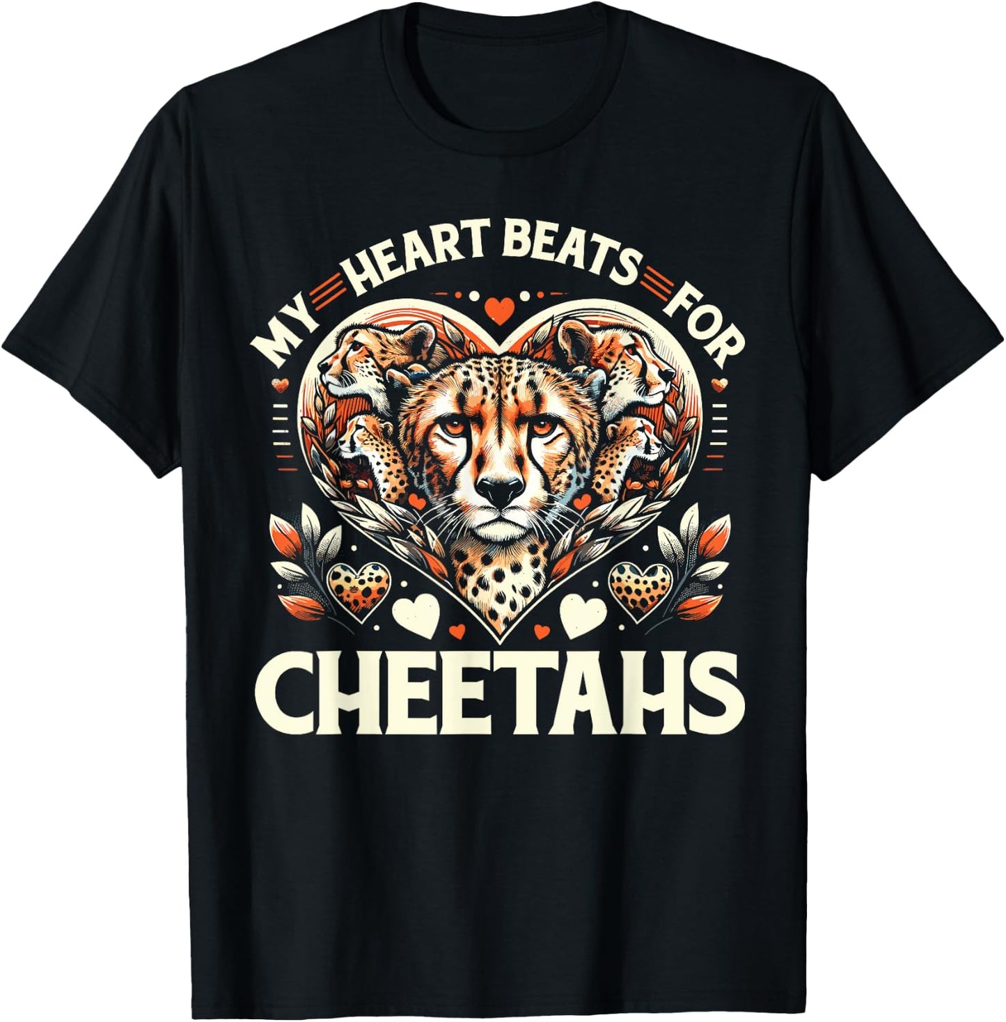 Leopard Cheetah T-Shirt - T-Shirt | Black
