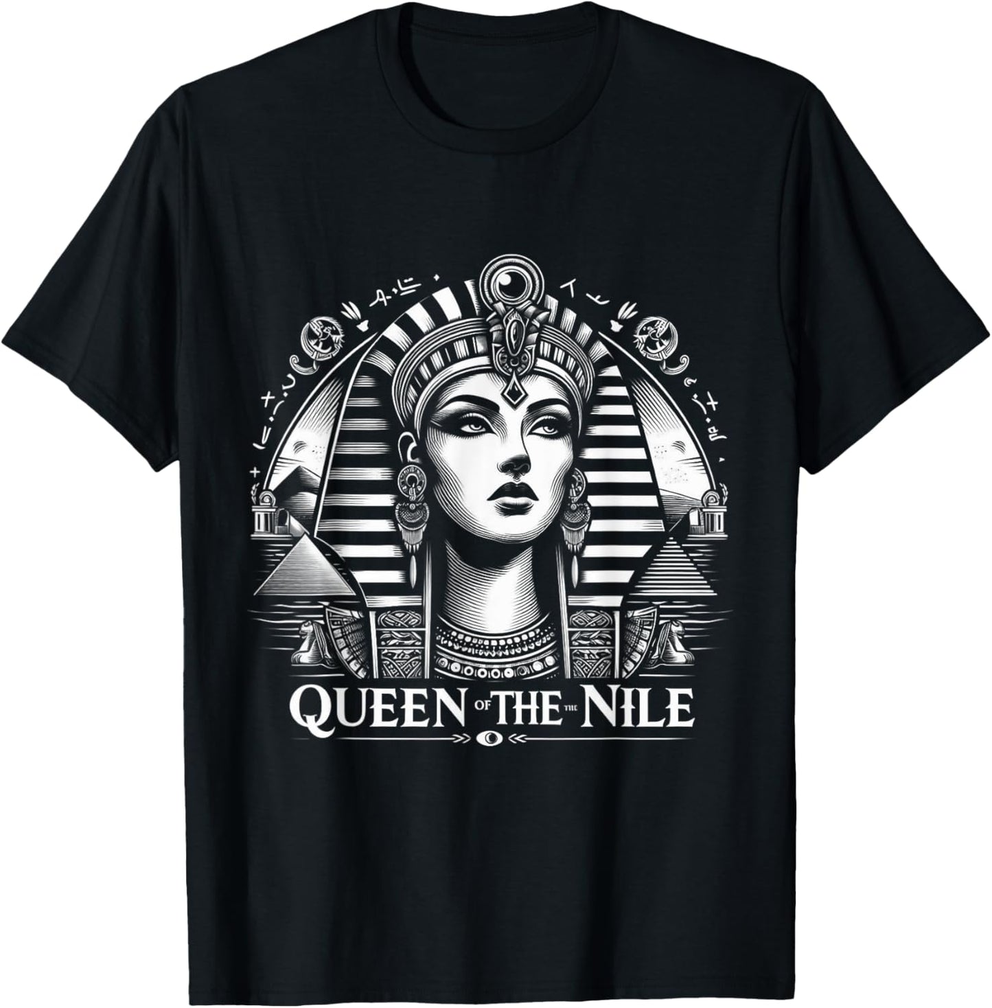 Cléopâtre Reine du Nil Déesse égyptienne T-Shirt - T-Shirt | Black