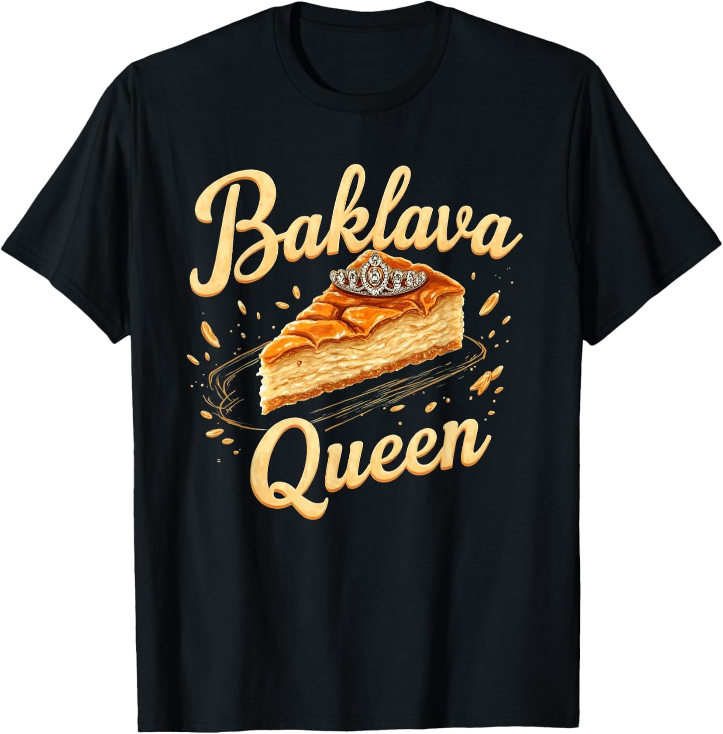 Baklava Queen T-Shirt - T-Shirt | Black