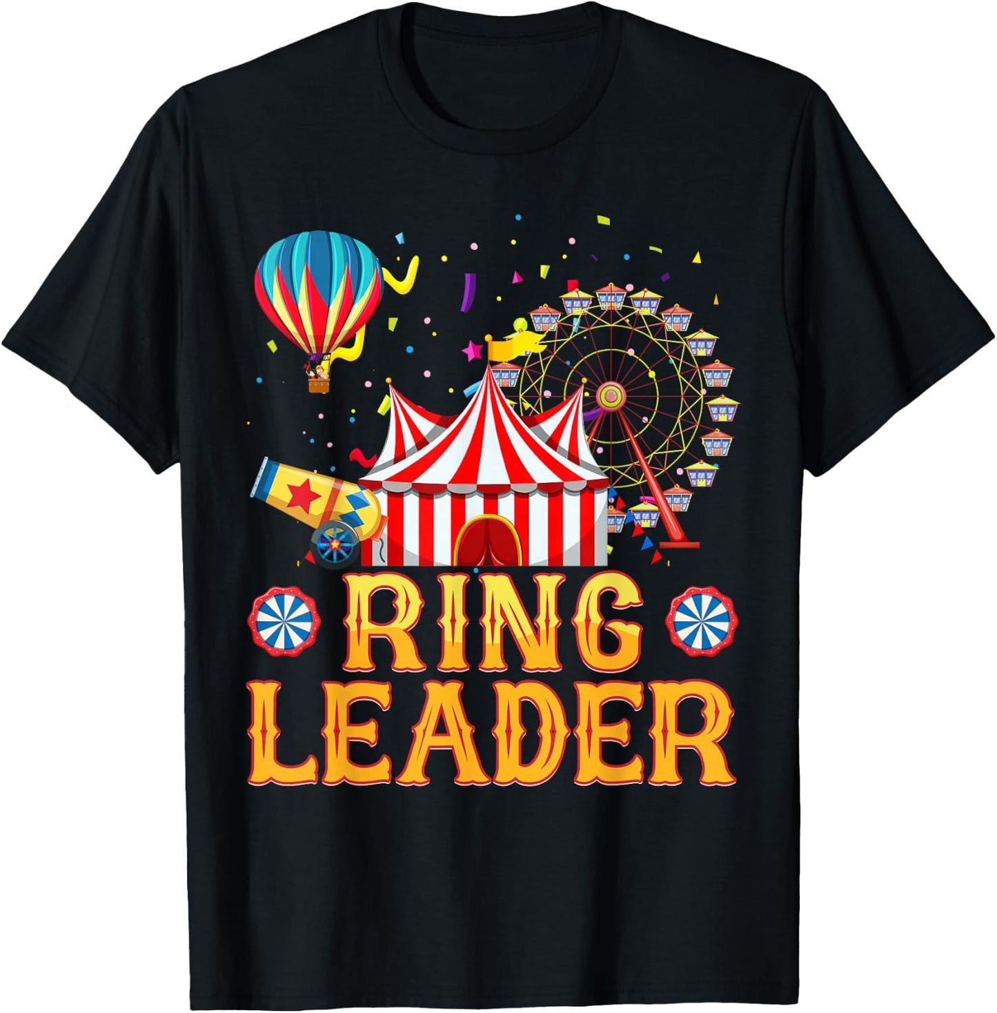 Ring Leader Carnival Circus Costume Circus Theme Party Kids T-Shirt - T-Shirt | Black