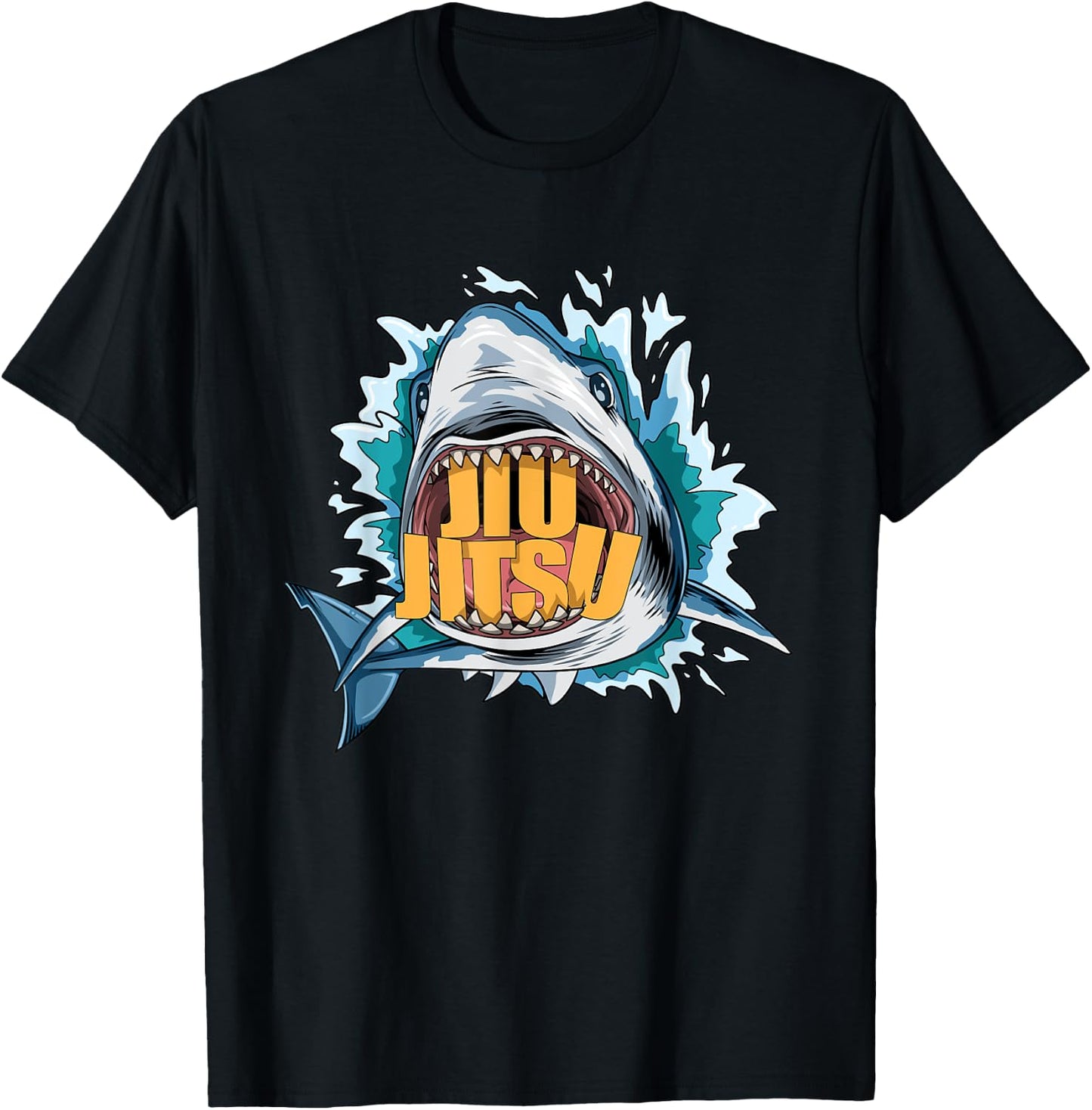 Jiu Jitsu Shark T-Shirt - T-Shirt | Black