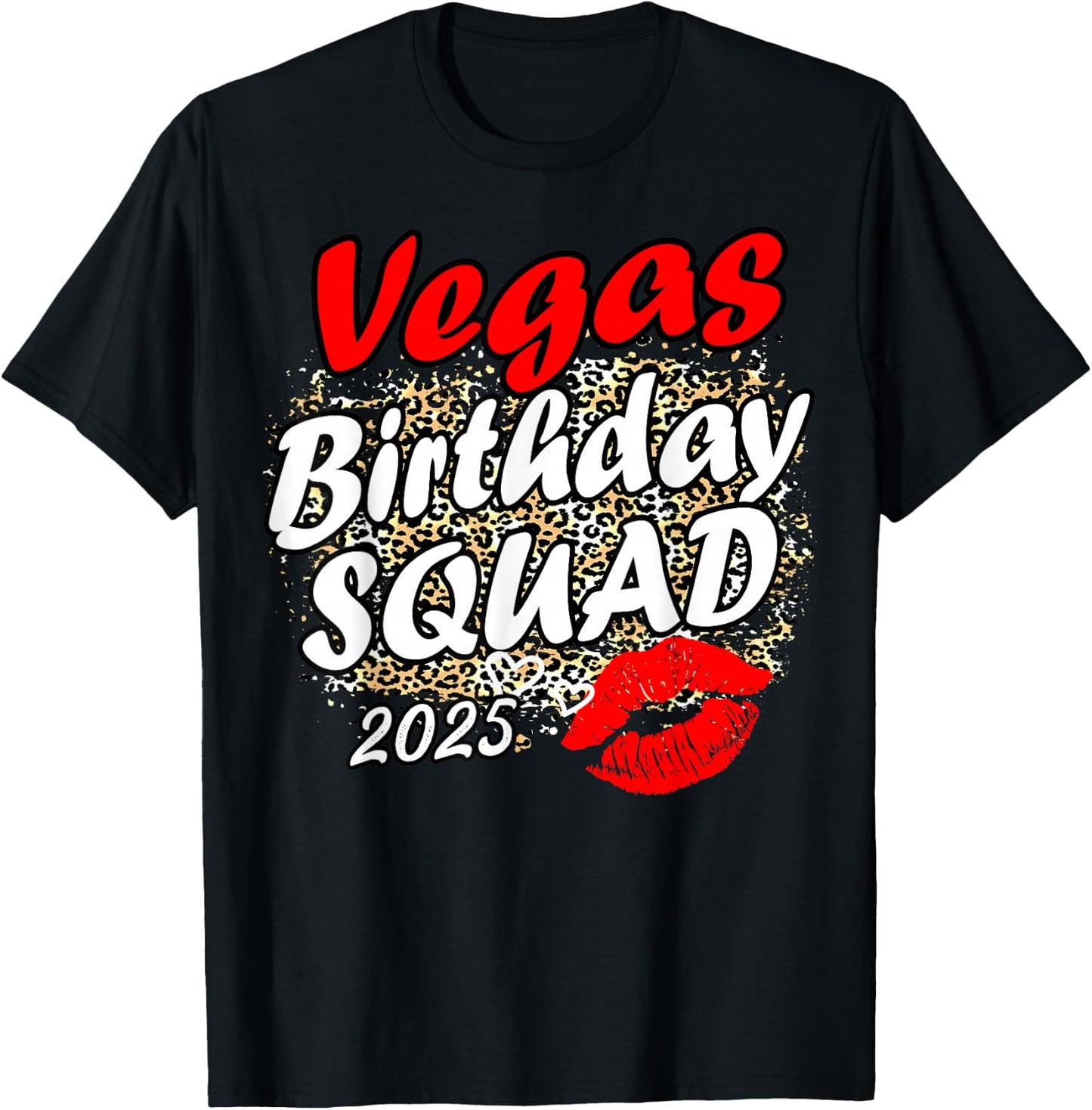 Las Vegas Girls Trip 2025 Shirts Crew Vegas Birthday Squad T-Shirt - T-Shirt | Black