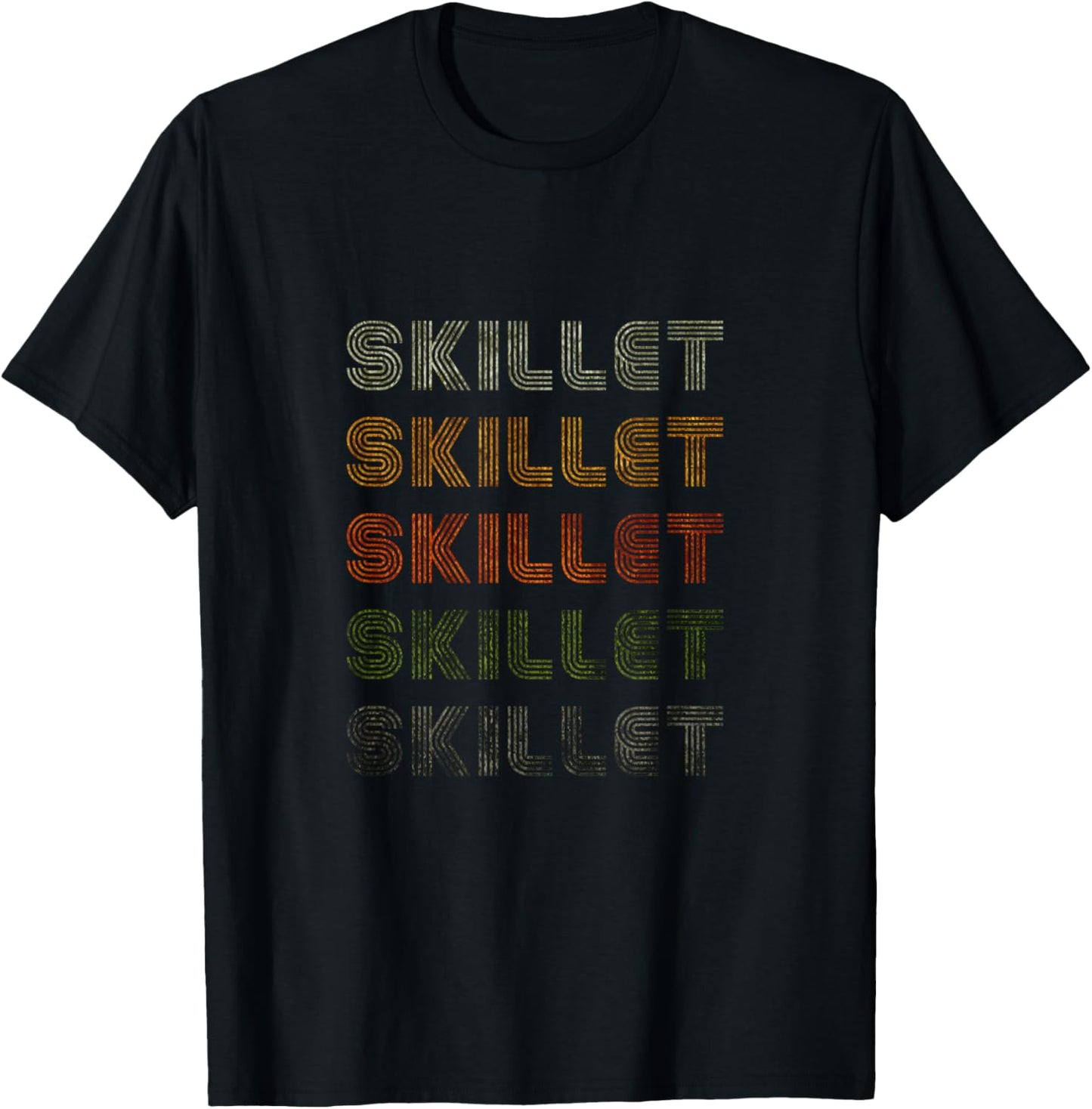 Love Heart Skillet Grunge Vintage Style Black Skillet T-Shirt - T-Shirt | Black
