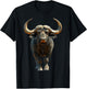 Buffalo Cape Water Buffalos Safari South African Buffalo T-Shirt - T-Shirt | Black