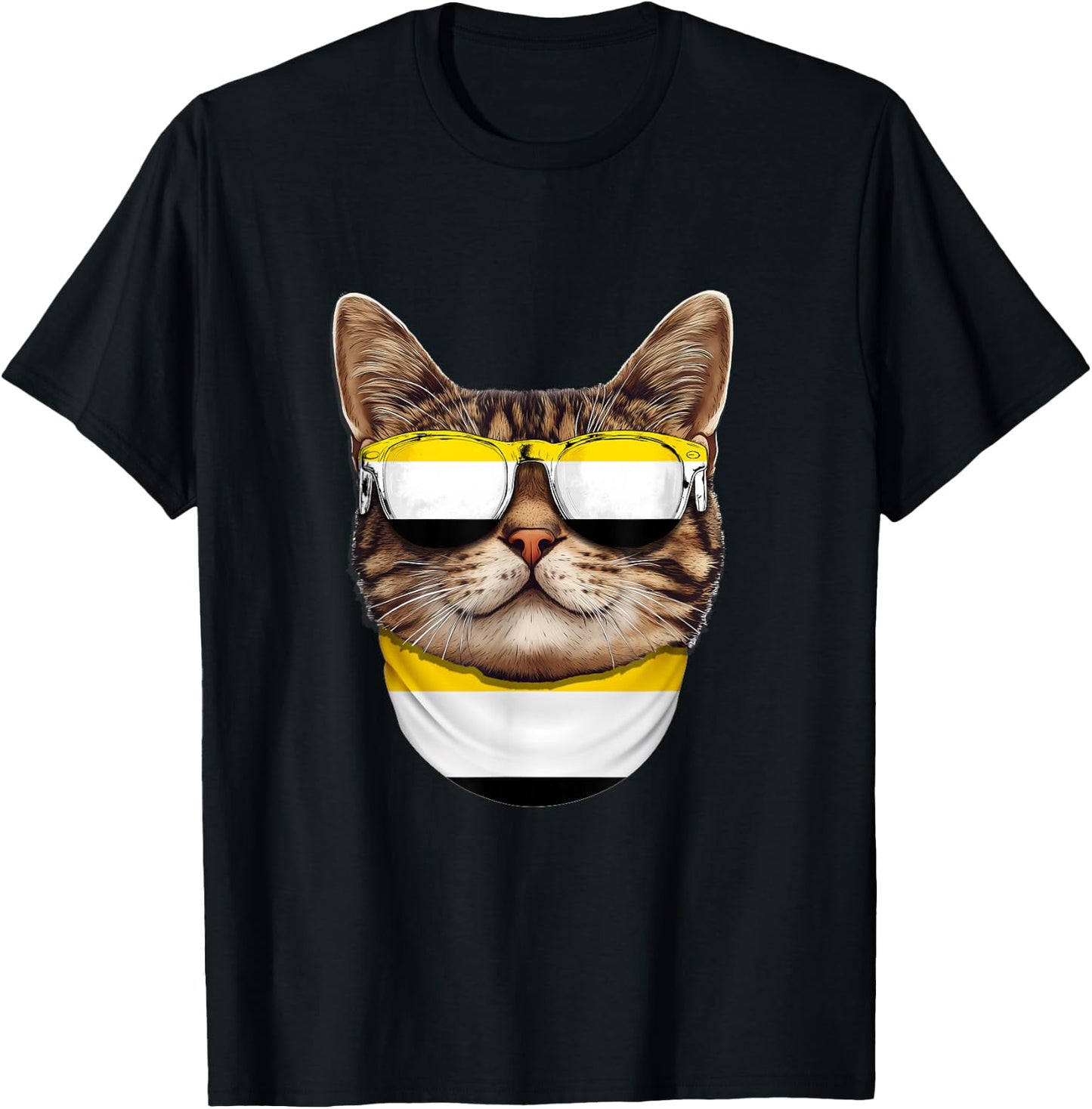 Garifuna Flag American Bengal Cat Heritage Garifuna T-Shirt - T-Shirt | Black