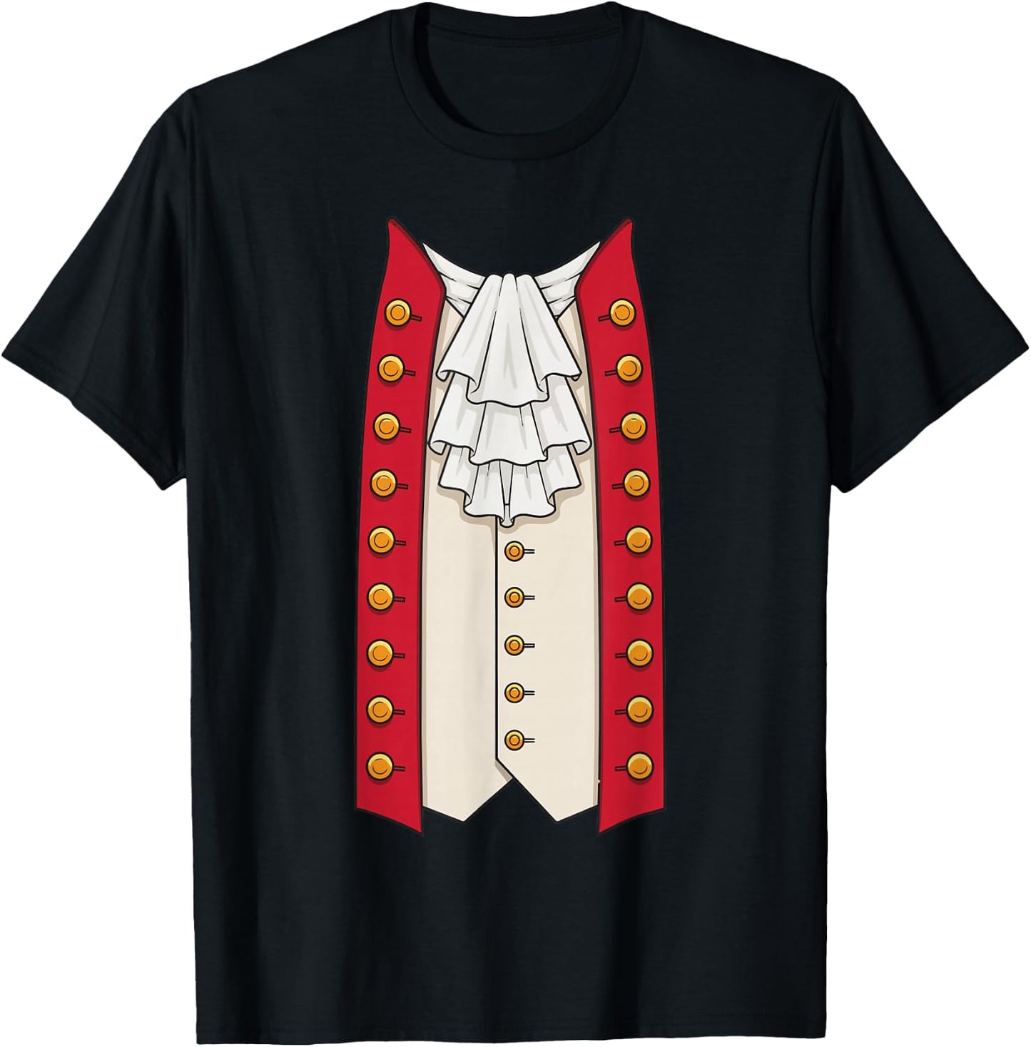 Revolutionary War 18th Century Costume T-Shirt - T-Shirt | Black