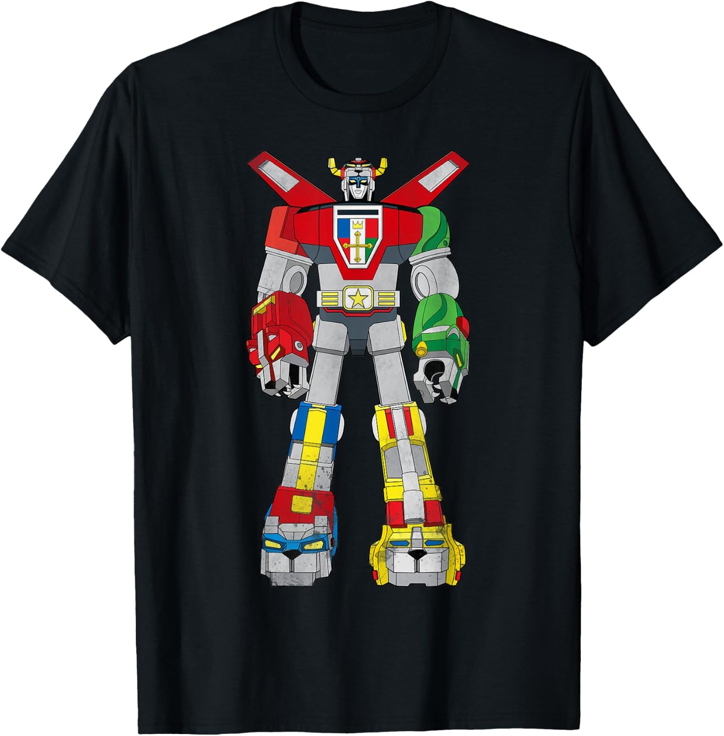 Voltron Retro Defender Battle Ready Graphic T-Shirt - T-Shirt | Black