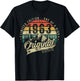 1963 Vintage Vintage Birthday Retro Men's Women's Gift , black T-Shirt - T-Shirt | Black