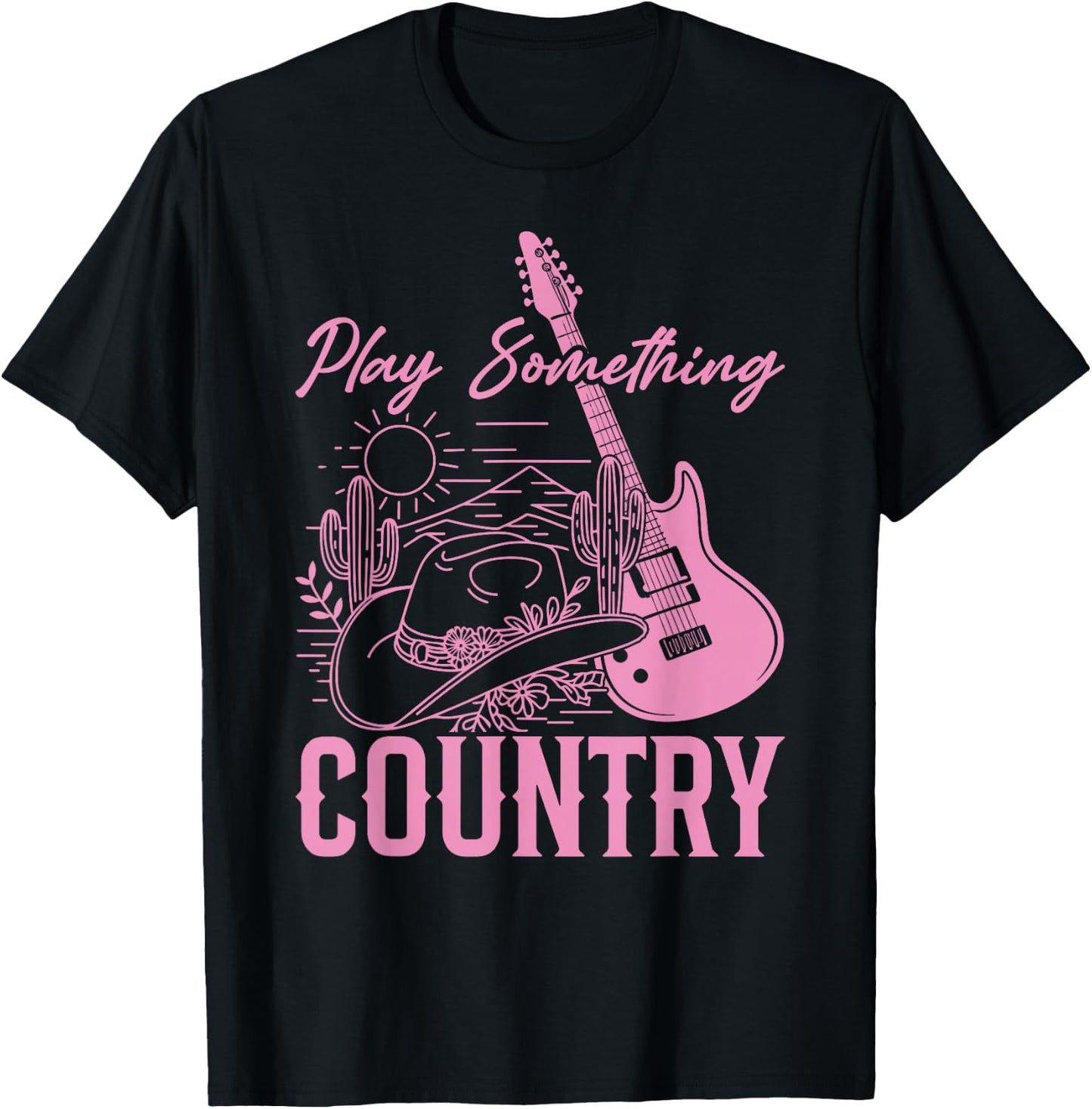 Play Something Country T-Shirt - T-Shirt | Black