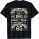 Vintage 65th Birthday Legends Born in July 1961 T-Shirt - T-Shirt | Black