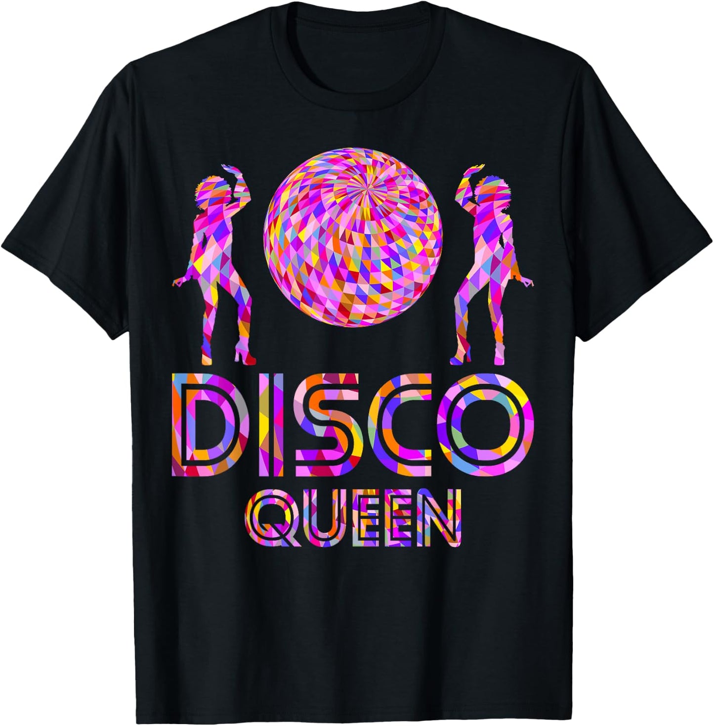 Fantastic Natural Diva Afro Disco Queen 70's Party , black T-Shirt - T-Shirt | Black
