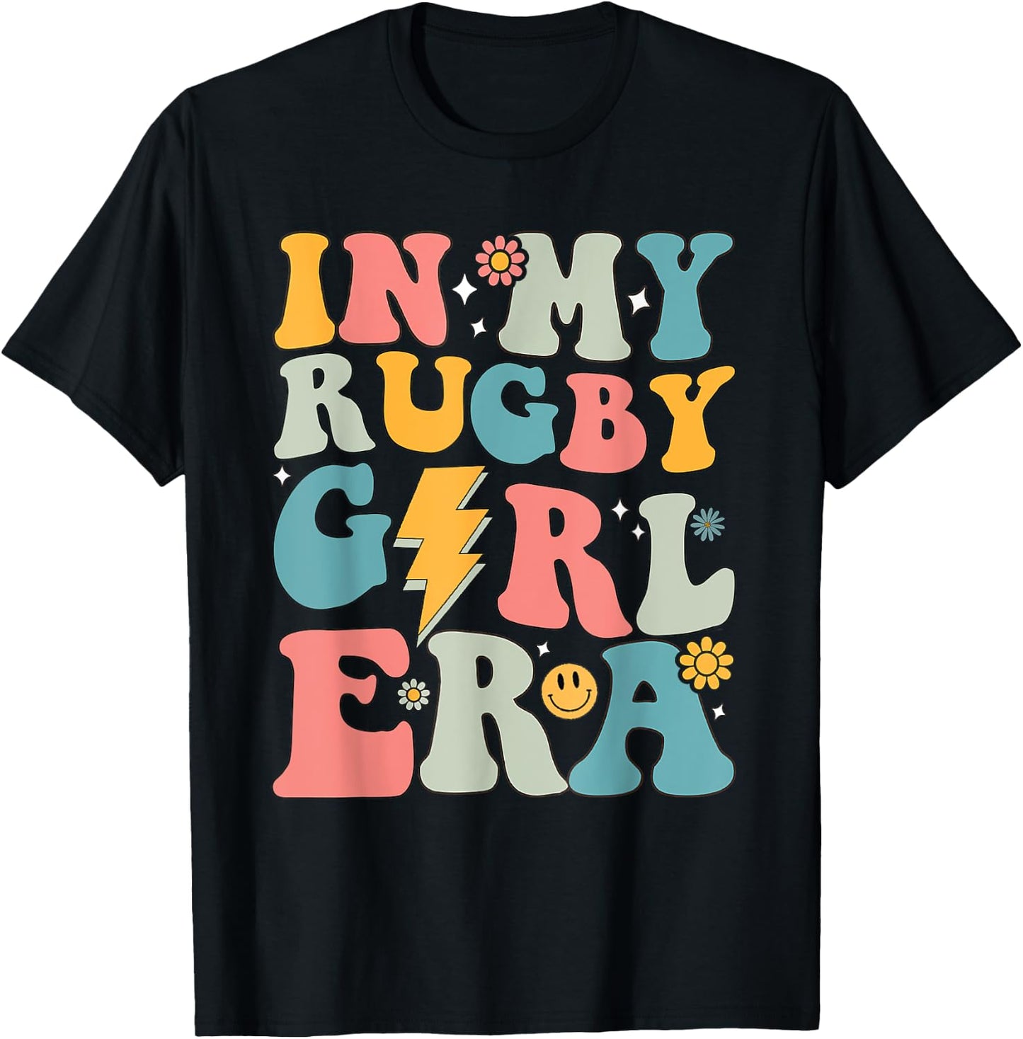 Groovy In My Rugby Girl Era Women T-Shirt - T-Shirt | Black