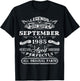 Legend Born In September 1985 40th Birthday 40 Years Old T-Shirt - T-Shirt | Black