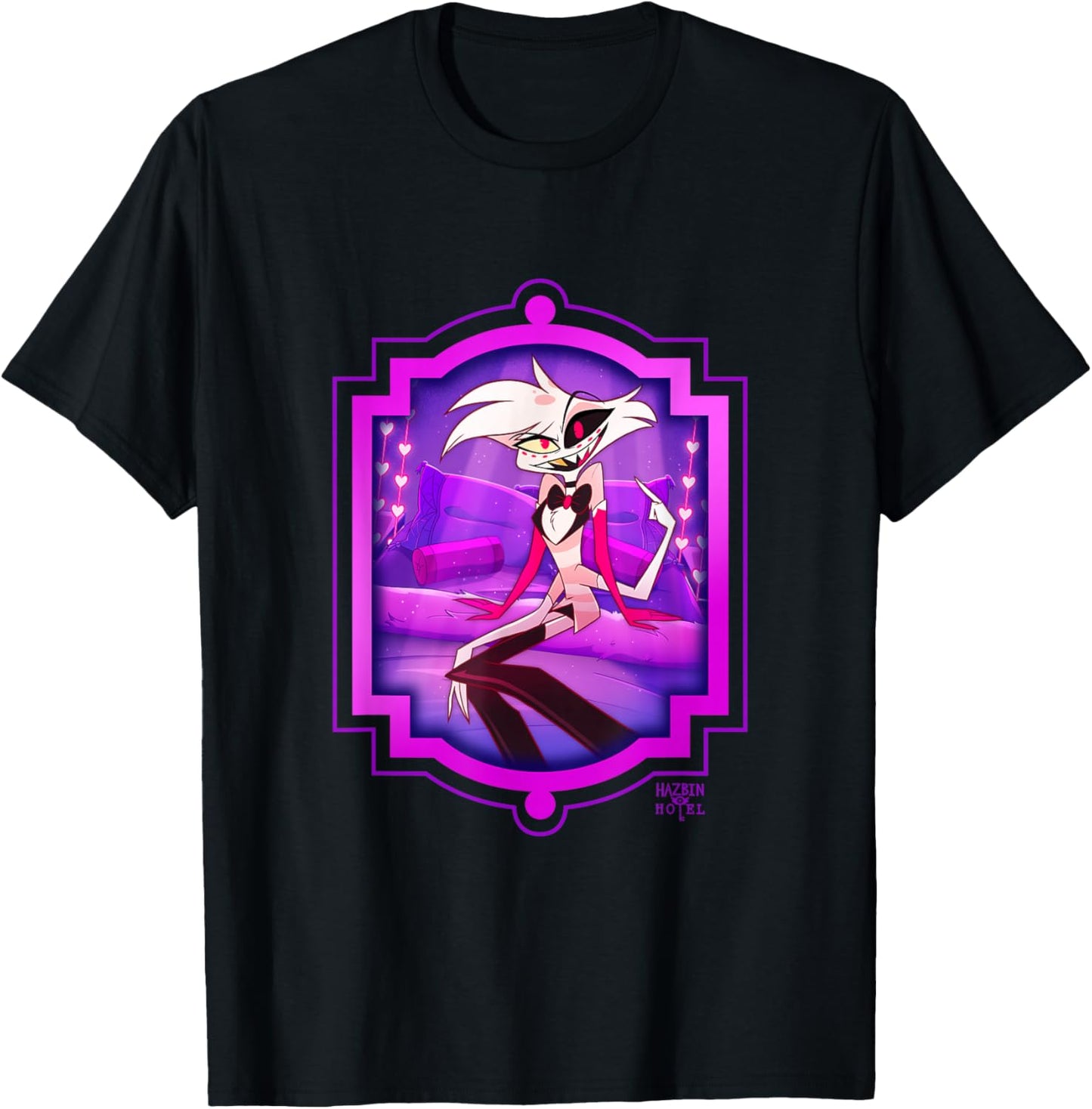 Hazbin Hotel - Angel Dust T-Shirt - T-Shirt | Black