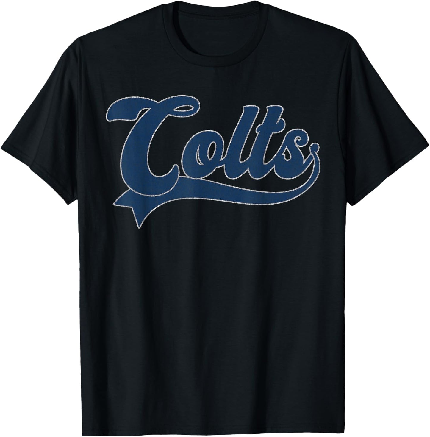 Colts Name Vintage Retro Gift Men Women Boy Girl T-Shirt - T-Shirt | Black