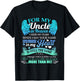 For My Uncle In Heaven I Hide My Tears Who Miss You T-Shirt - T-Shirt | Black